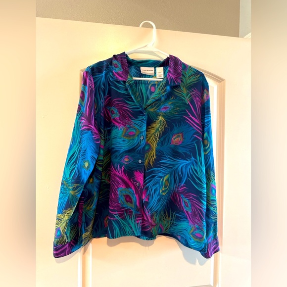 Alfred Dunner Multicolor Long Sleeve Dress - Picture 1 of 2